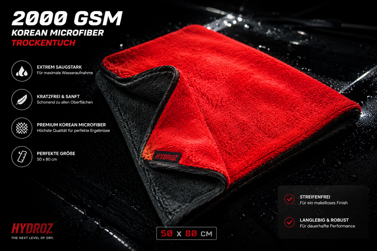 PREMIUM TROCKENTUCH 
HYDROZ 2.000GSM